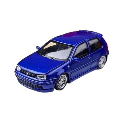 Mini Auto Spielzeug 1:64 Für VW Golf GTI Mk4 Open-Cover Blau Limousine Legierung Auto Modell Souvenir Spielzeug Enthusiasts'Display Wohnkultur(Blue) von CYQOCD