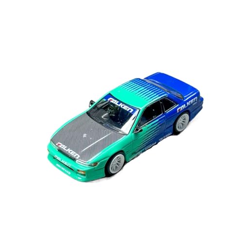 Mini Auto Spielzeug 1:64 Für Vertex Nissan Silvia (S13) Falken Limousine Legierung Automodell Druckguss Erwachsene Schlafzimmer Dekoration Wohnkultur von CYQOCD