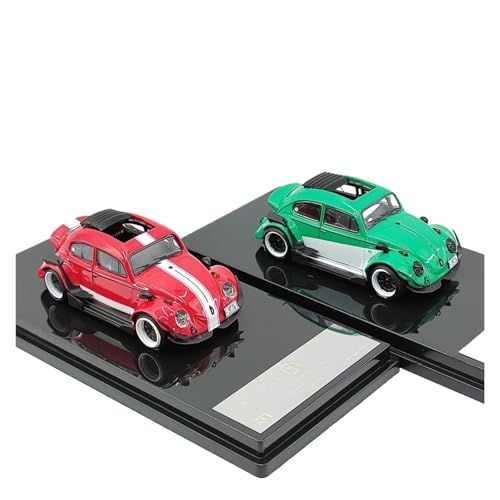 Mini Auto Spielzeug 1:64 Für Volkswagen Beetle RWB Schiebedach Edition Legierung Multicolor Auto Modell Erwachsene Sammlung Wohnkultur(Green) von CYQOCD