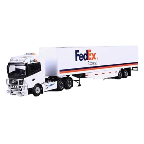 Mini Auto Spielzeug 1:64 Für Yingjie Version Engineering LKW Semi-anhänger Container Anhänger Legierung Modell Spielzeug Outdoor Spielzeug Wohnkultur(White) von CYQOCD