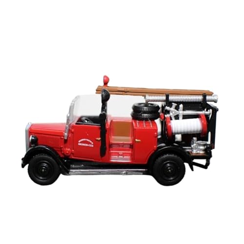 Mini Auto Spielzeug 1:72 Für Feuerwehrauto Wasser Oump Leiter LKW Metall Ornamente Auto Modell Dekoration Spielzeug Souvenir Wohnkultur(Red C) von CYQOCD