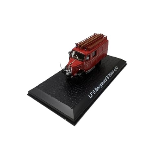 Mini Auto Spielzeug 1:72 Für LF 8 Borgward B 2500 A/O Feuerwehrauto Legierungsmodell Roter Transportwagen Metallmodell Spielzeug Wohnkultur von CYQOCD