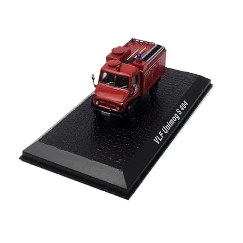 Mini Auto Spielzeug 1:72 Für VLF Unimog S 404 Legierung Kleine Modell Feuer LKW ​​Transport Fahrzeug Rot Miniatur Modell Wohnkultur von CYQOCD