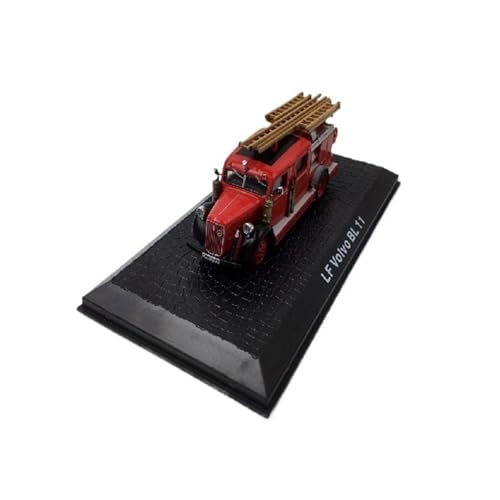 Mini Auto Spielzeug 1:72 Für Volvo LF Volvo BL 11 Feuer LKW ​​Transport Fahrzeug Rot Legierung Spielzeug Modell Enthusiasten Display Wohnkultur von CYQOCD