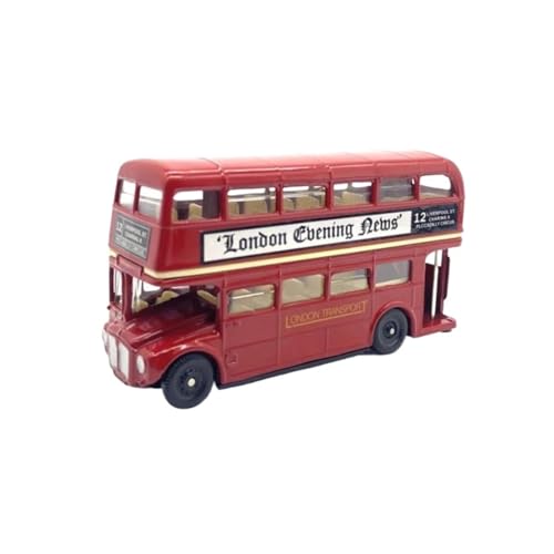 Mini Auto Spielzeug 1:76 Für Hard Top Bus Legierung Auto Modell Simulation Spielzeug Statische Display Enthusiasten Modell Rot Wohnkultur von CYQOCD