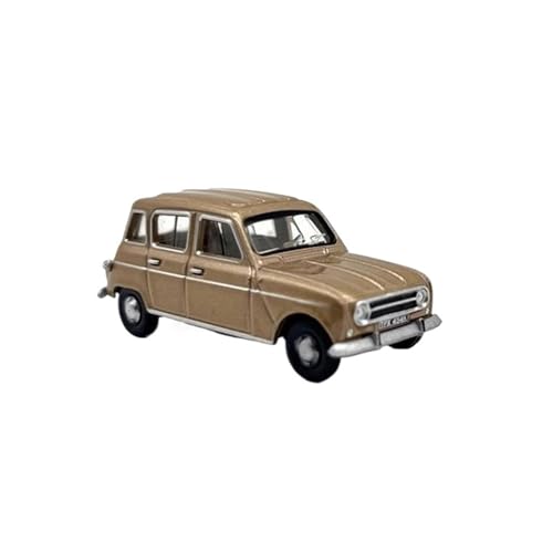 Mini Auto Spielzeug 1:76 Für Renault 4 Compact Sedan Legierung Skala Auto Modell Klassische Kleine Limousine Braun Wohnkultur von CYQOCD