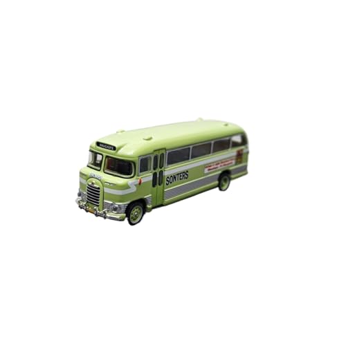 Mini Auto Spielzeug 1:87 Für 1958 Bedford SB Bus - Sonters Vintage Green Bus Modell Legierung Druckguss Auto Home Spiel Fahrzeug Wohnkultur von CYQOCD