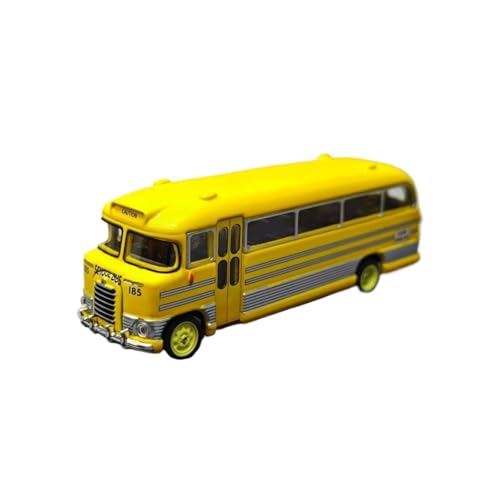 Mini Auto Spielzeug 1:87 Für Bedford SB Bus – Gelbes Modell Automodelle Aus Druckgussmetall Miniatur-Statikfahrzeug 1959 Wohnkultur von CYQOCD
