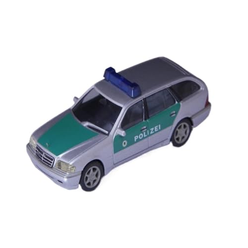 Mini Auto Spielzeug 1:87 Für C-Klasse TModel W202 Polizeiauto Silberlegierung Limousine Minifahrzeug Geeignet Zur Anzeige Wohnkultur von CYQOCD