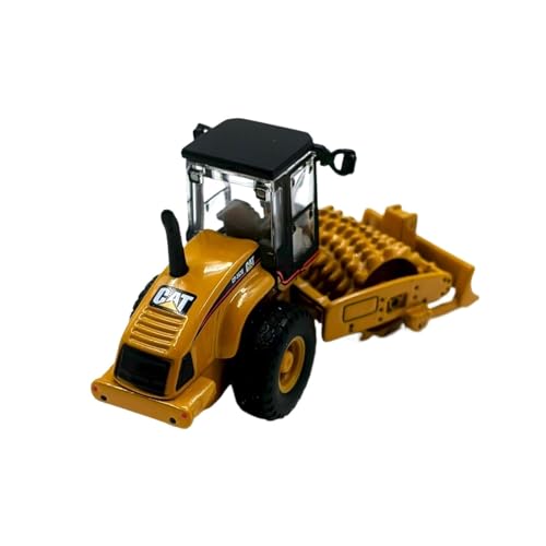 Mini Auto Spielzeug 1:87 Für Cat CP-563E Straßenwalze Vibrationswalze Bodenverdichter Legierung Simulationsfahrzeug (B) Wohnkultur von CYQOCD