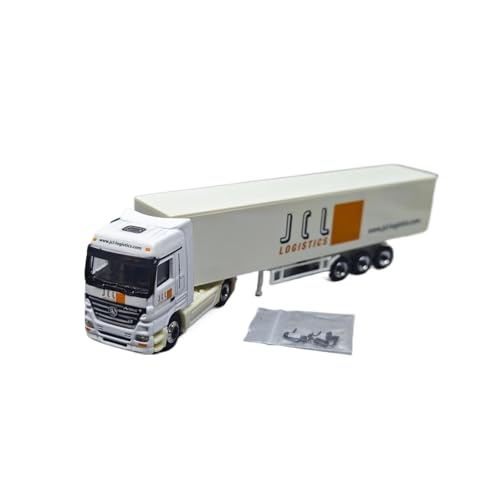 Mini Auto Spielzeug 1:87 Für MB ACTROS V8 Container-LKW-Legierungsauto Authentisch Detailliertes BAU- Und Anzeigemodell Wohnkultur von CYQOCD