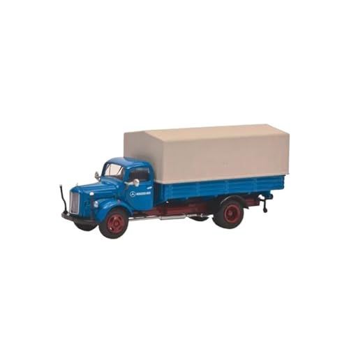 Mini Auto Spielzeug 1:87 Für MB L3500 Pickup Truck Mit Schuppen Transport Truck Legierung Automodell Statisches Modell Spielzeug Wohnkultur(Red) von CYQOCD
