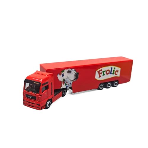 Mini Auto Spielzeug 1:87 Für Man Traktor Anhänger Container Frolic Rot Metall Spielzeug Trucks Spielen Im Freien Hinterhof Modell Wohnkultur von CYQOCD
