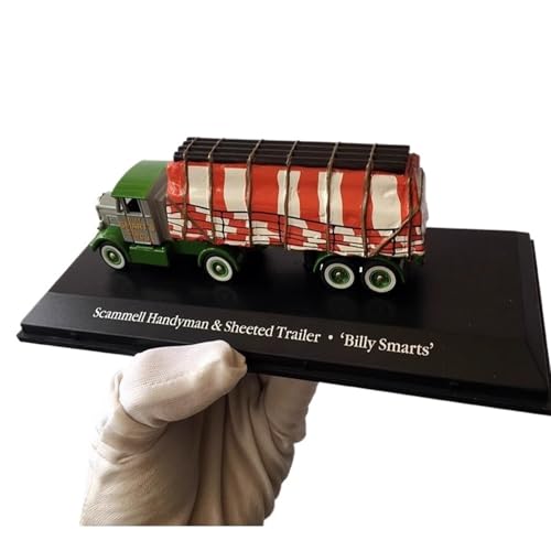 Mini Auto Spielzeug 1:87 Für Scammell Vintage Heavy Trailer Metall Auto Modell LKW Van Modell Sammlung Serie Wohnkultur(Green A) von CYQOCD