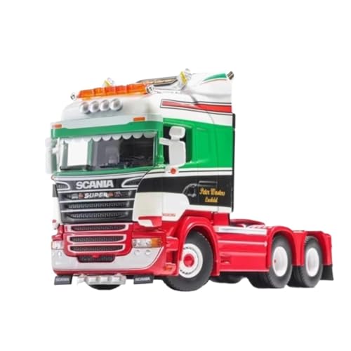 Mini Auto Spielzeug Druckguss 1:64 Für Revive Tractor R Truck Head Simulation Legierung Automodell Statisches Ausstellungsfahrzeug Wohnkultur(White) von CYQOCD