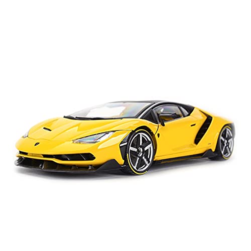 Mini Auto Spielzeug Für Lamborghini-Centenario LP770-4 1 18 Simulation Gelb Druckgegossenes Modellauto Statisches Jungengeschenk Wohnkultur Mini Auto Spielzeug Für Lamborghini-Centenario LP770-4 1 18 Simulation Gelb Druckgegossenes Modellauto Statisches Jungengeschenk Wohnkultur von CYQOCD