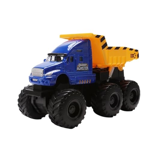 Mini Auto Spielzeug Für Riesenradkran Entladen Schlamm LKW Modell Legierung Spielzeug Power Trägheit Auto Kann Rutsche Spiel Spielzeug Wohnkultur(Blue) von CYQOCD