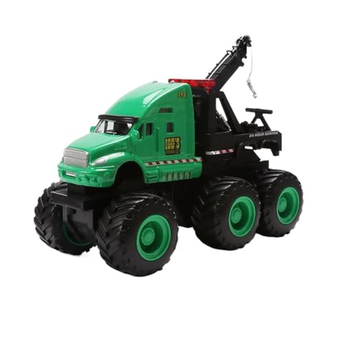 Mini Auto Spielzeug Für Riesenradkran Entladen Schlamm LKW Modell Legierung Spielzeug Power Trägheit Auto Kann Rutsche Spiel Spielzeug Wohnkultur(Green) von CYQOCD