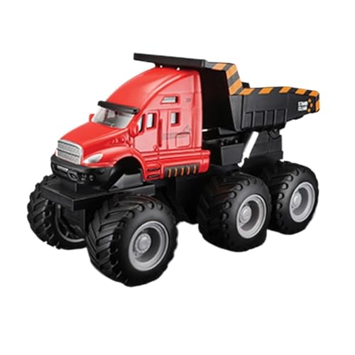 Mini Auto Spielzeug Für Riesenradkran Entladen Schlamm LKW Modell Legierung Spielzeug Power Trägheit Auto Kann Rutsche Spiel Spielzeug Wohnkultur(Red) von CYQOCD