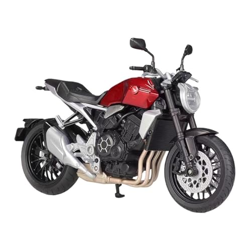 Miniatur Motorfahrzeug Modelle 1/12 Für Honda CB650 1000R Modell Retro-Straßenauto Spielzeug Gold Wing Ornamente Schwarz Rot Spielzeugmodell Druckguss-Nachbildung von CYQOCD