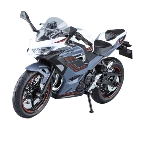 Miniatur Motorfahrzeug Modelle 1/12 Für Kawasaki Ninja 400 Diecast Motorrad Modell Fahrzeug Sammlung Sound Licht Off Road Autocycle Druckguss-Nachbildung von CYQOCD