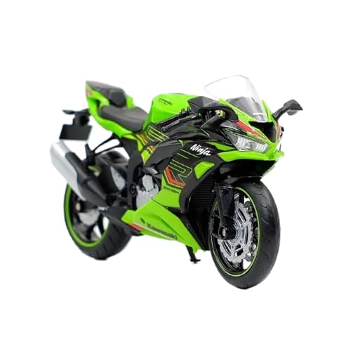 Miniatur Motorfahrzeug Modelle 1/12 Für Kawasaki Ninja ZX6R Legierung Diecast Sport Motorrad Modell Mode Klassische Motorrad Modell Displays Druckguss-Nachbildung von CYQOCD