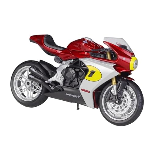 Miniatur Motorfahrzeug Modelle 1/12 Für MV Agusta Superveloce Vor 2022 Simulation Legierung Motorrad Modell Mode Motorrad Display Modell Druckguss-Nachbildung von CYQOCD