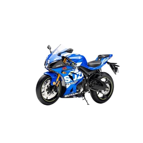 Miniatur Motorfahrzeug Modelle 1/12 Für Suzuki R1000 Legierung Motorrad Modell Skala Motorrad Modell Auto Fahrzeug Druckguss-Nachbildung(Blue A) von CYQOCD