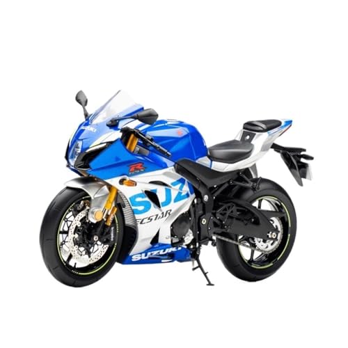 Miniatur Motorfahrzeug Modelle 1/12 Für Suzuki R1000 Legierung Motorrad Modell Skala Motorrad Modell Auto Fahrzeug Druckguss-Nachbildung(Blue B) von CYQOCD