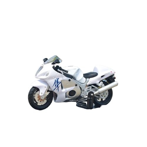 Miniatur Motorfahrzeug Modelle 1/18 Für Suzuki Hayabusa GSX1300R Road Race Lokomotive Motorradmodell Mit Sockel Weiß Druckguss-Nachbildung Miniatur Motorfahrzeug Modelle 1/18 Für Suzuki Hayabusa GSX1300R Road Race Lokomotive Motorradmodell Mit Sockel Weiß Druckguss-Nachbildung von CYQOCD