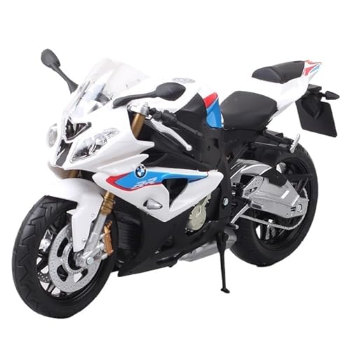 Miniatur Motorfahrzeug Modelle 1:12 Für BMW S 1000RR 2009 Motorradmodell Simulation Motorrad Statisches Motorradmodell Spielzeug Display Druckguss-Nachbildung(Blue) von CYQOCD