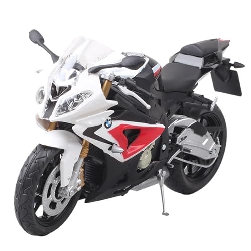 Miniatur Motorfahrzeug Modelle 1:12 Für BMW S 1000RR 2009 Motorradmodell Simulation Motorrad Statisches Motorradmodell Spielzeug Display Druckguss-Nachbildung(Red) von CYQOCD