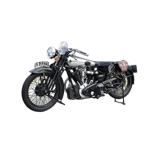Miniatur Motorfahrzeug Modelle 1:12 Für Brough Superior SS 100 TE Braff 1932 Motorradmodell Limited Edition Collectibles Models Druckguss-Nachbildung von CYQOCD