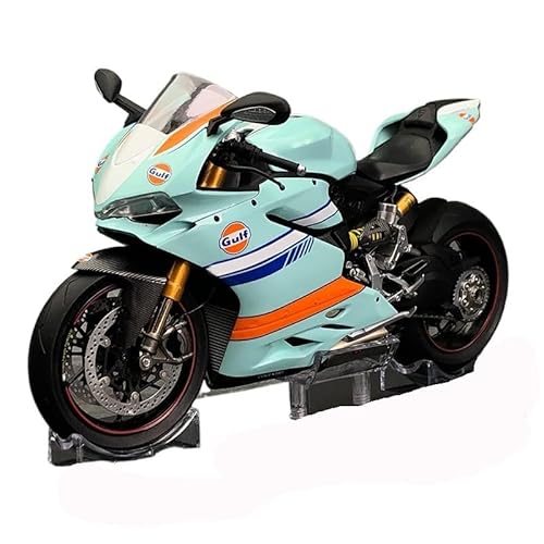Miniatur Motorfahrzeug Modelle 1:12 Für Ducati 1299S Druckguss-Spielzeugmotorräder, Rennsport-Legierung, Sammler-Ornament, Vintage, Home-Office-Dekor Druckguss-Nachbildung(Green) von CYQOCD