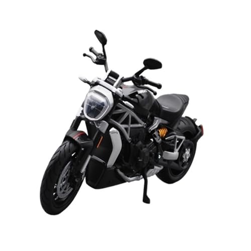 Miniatur Motorfahrzeug Modelle 1:12 Für Ducati X Diavel S2021 Stilvolles Motorrad-Modellauto Im Maßstab 1:12 Home-Office-Schreibtisch-Dekor Druckguss-Nachbildung von CYQOCD