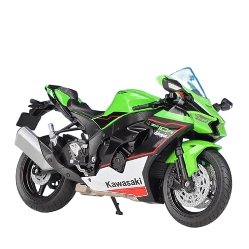 Miniatur Motorfahrzeug Modelle 1:12 Für Kawasaki Ninja ZX-10R Heavy Locomoti Legierung Motorrad Modell Mode Motorrad Display Modell Druckguss-Nachbildung von CYQOCD