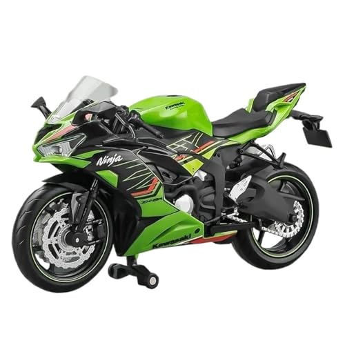 Miniatur Motorfahrzeug Modelle 1:12 Für Kawasaki Ninja ZX-6R Motorrad Diecast Modell Sport Motorrad Racing Modell Mini Motorrad Modell Druckguss-Nachbildung von CYQOCD