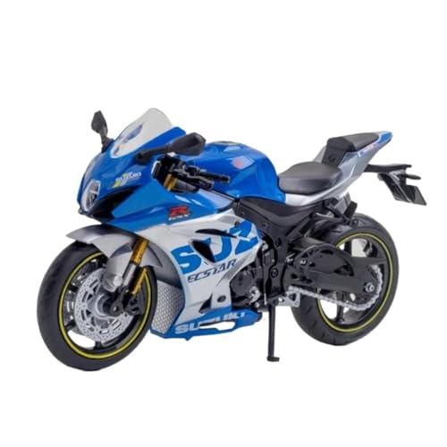 Miniatur Motorfahrzeug Modelle 1:12 Für Suzuki GSX-R1000R Legierung Racing Motorrad Modell Diecast Straße Cross-Country Motorrad Modell Spielzeug Druckguss-Nachbildung von CYQOCD