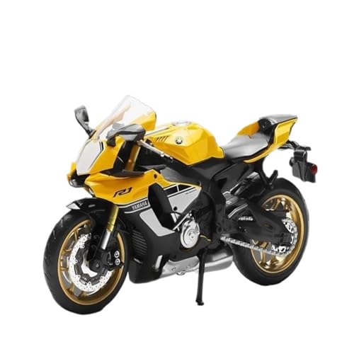 Miniatur Motorfahrzeug Modelle 1:12 Für Yamaha YZF-R1 Klassisches Motorradmodell Legierungsdruckguss-Sammelmodell Realistisches Motorradmodell Druckguss-Nachbildung von CYQOCD