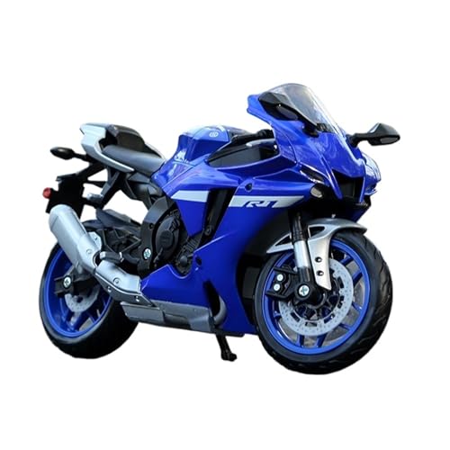 Miniatur Motorfahrzeug Modelle 1:12 Für Yamaha YZF-R1 Motorradmodell 2021 Neue Simulation Motorrad Automodell Sammlung Dekor Druckguss-Nachbildung von CYQOCD