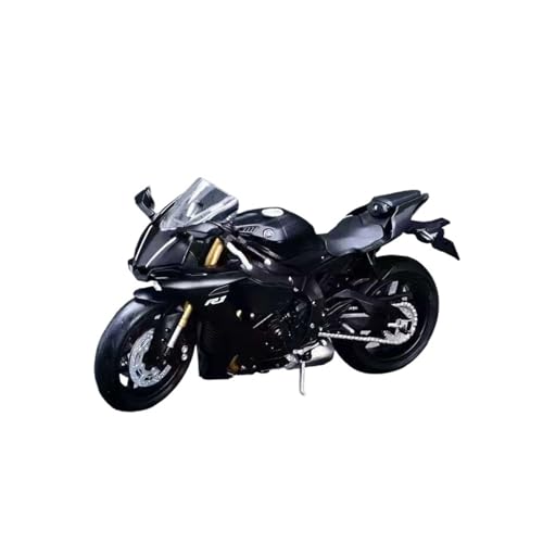 Miniatur Motorfahrzeug Modelle 1:18 Für Yamaha R1 Motorrad Lokomotive 2018 Legierung Druckguss Motorräder Einrichtung Nostalgie Druckguss-Nachbildung von CYQOCD