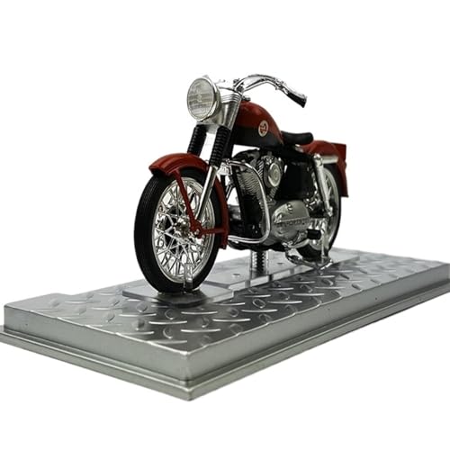 Miniatur Motorfahrzeug Modelle 1:24 Für Harley-Davidson Sportster 1957 Motorradlegierungsmodell Retro-Motorradmodell Displaydekoration Druckguss-Nachbildung von CYQOCD