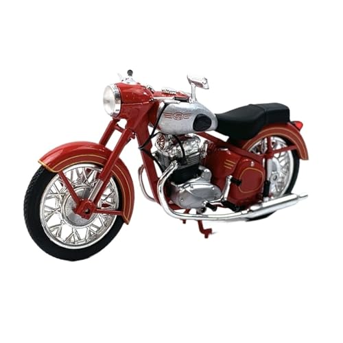 Miniatur Motorfahrzeug Modelle 1:24 Für JAWA 500 Motorrad Legierung Modell Fahrzeug Spielzeug Modell Motorrad Mode Motorrad Display Modell Display Druckguss-Nachbildung von CYQOCD