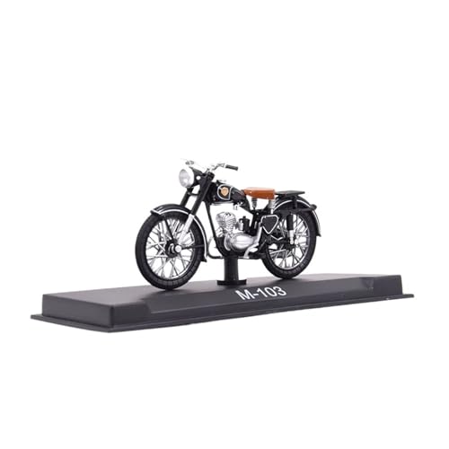 Miniatur Motorfahrzeug Modelle 1:24 Für Minsk 103 Leichte Einsitzer-Motorradmodellsimulation Diecast-Lokomotivornamente Druckguss-Nachbildung von CYQOCD