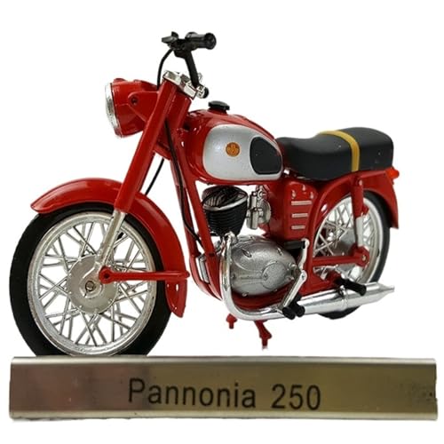 Miniatur Motorfahrzeug Modelle 1:24 Für Pannonia 250 Motorradlegierungsmodell Fahrzeugmodell Motorrad Motorrad Spielzeugmodell Display Dekoration Druckguss-Nachbildung von CYQOCD