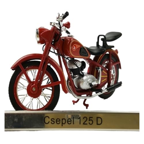 Miniatur Motorfahrzeug Modelle 1:24 Für Ungarn Csepel 125 D Motorrad Legierung Modell DieCast Modell Motorrad Motorrad Spielzeug Modell Display Druckguss-Nachbildung von CYQOCD