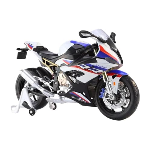 Miniatur Motorfahrzeug Modelle 1:9 Für BMW S1000RR Off Road Autocycle Legierung Metall Druckguss Motorrad Modell Sammlung Mit Sound Licht Druckguss-Nachbildung von CYQOCD