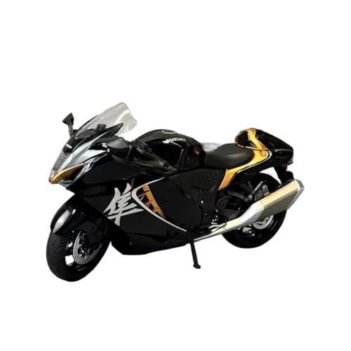 Miniatur Motorfahrzeug Modelle 1:9 Für Suzuki Hayabusa GSX-1300R Legierung Motorrad Diecast Modell Sound Licht Spielzeug Motorrad Spielzeug Modell Druckguss-Nachbildung von CYQOCD