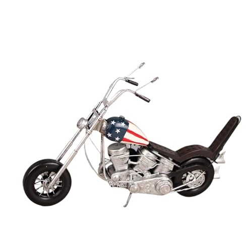 Miniatur Motorfahrzeug Modelle Für Harley Reiter Motorrad Modell Retro Motorrad Mode Motorrad Display Modell Displays Druckguss-Nachbildung von CYQOCD