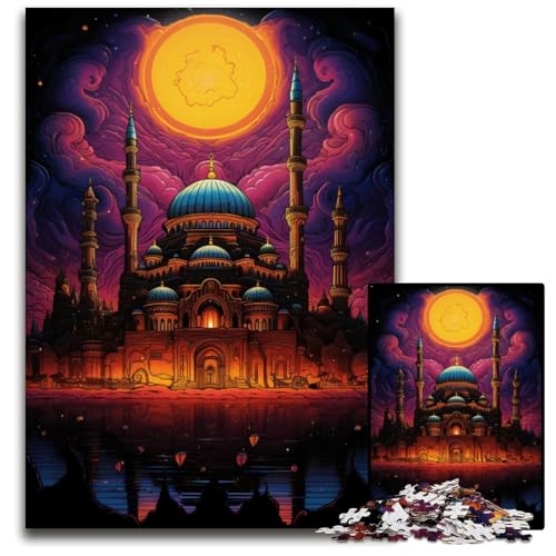 1000-teiliges Puzzle für Erwachsene Türkiye Hagia Sophia Papierpuzzle anspruchsvolles Denkspiel für Teenager unterhaltsames interaktives Spiel für die ganze Familie 1000 Teile (38x26cm) von CYSEHKRBL